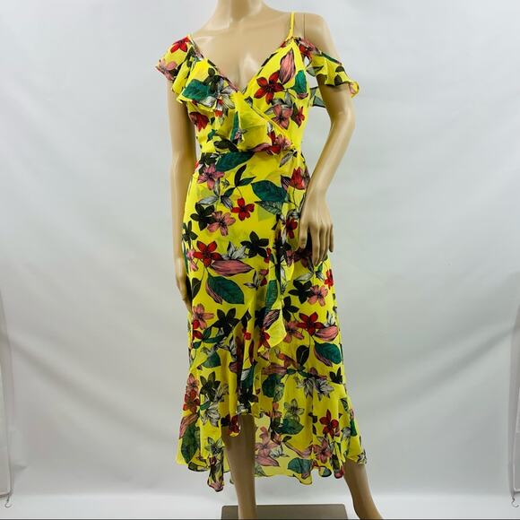 Guess Cheeky Jungle Temma Faux Wrap Dress - Picture 6 of 12